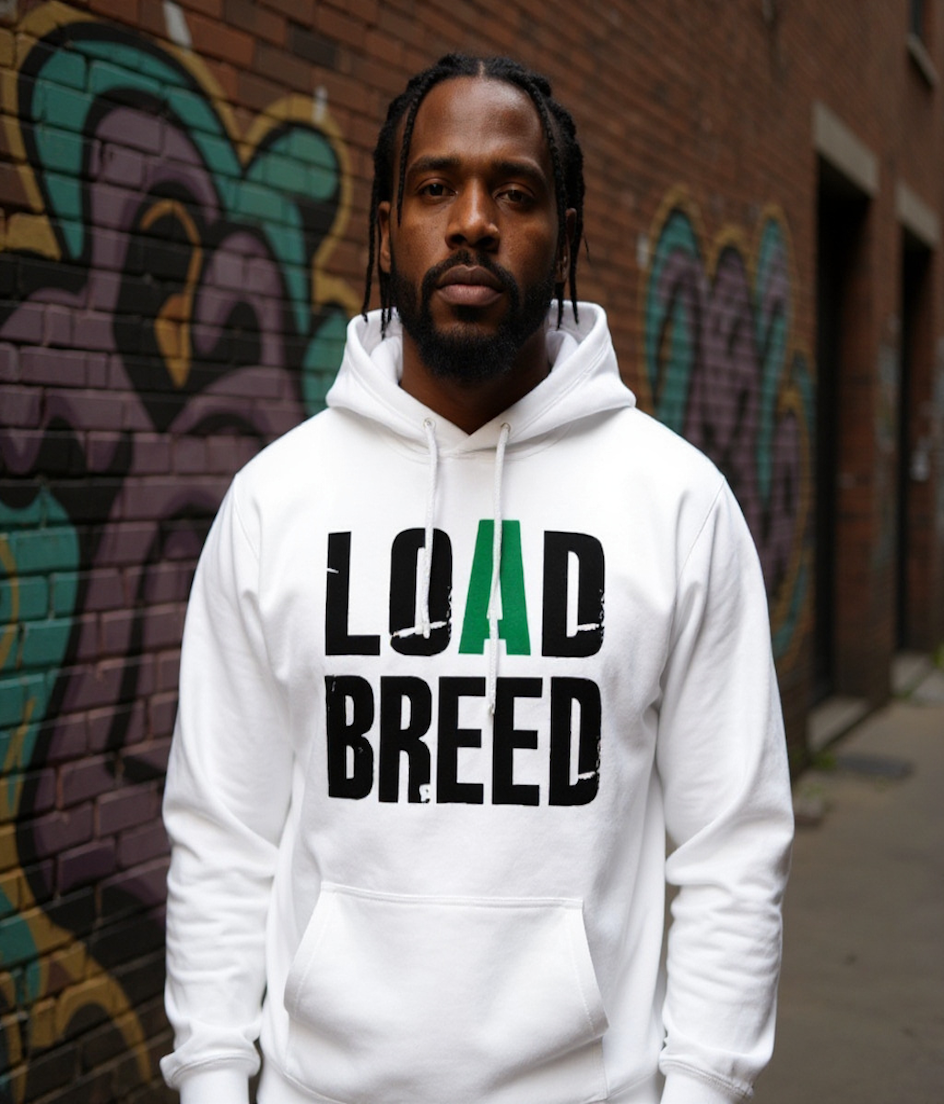 LOAD BREED Classic Hoodie - White
