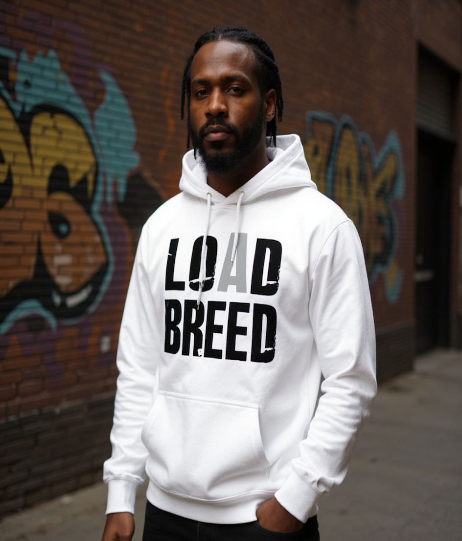 LOAD BREED Classic Hoodie - White