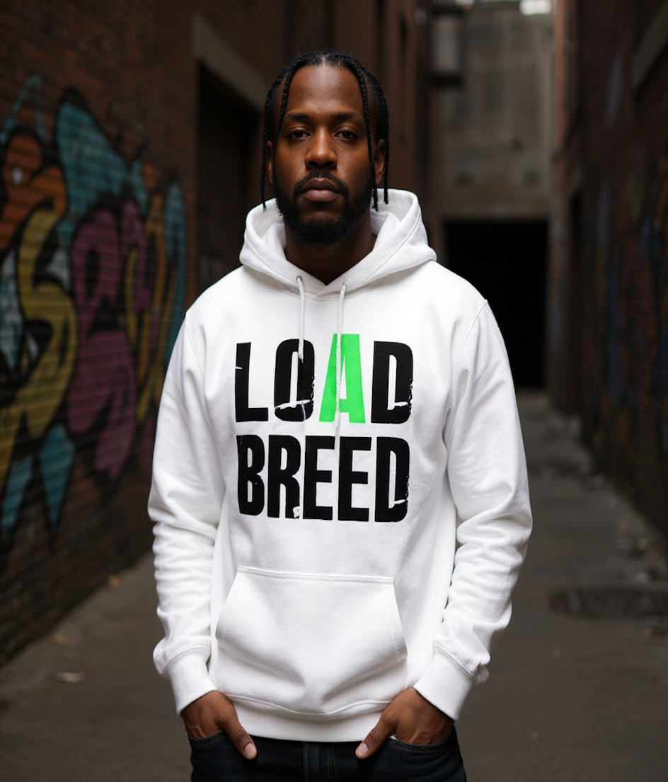 LOAD BREED Classic Hoodie - White