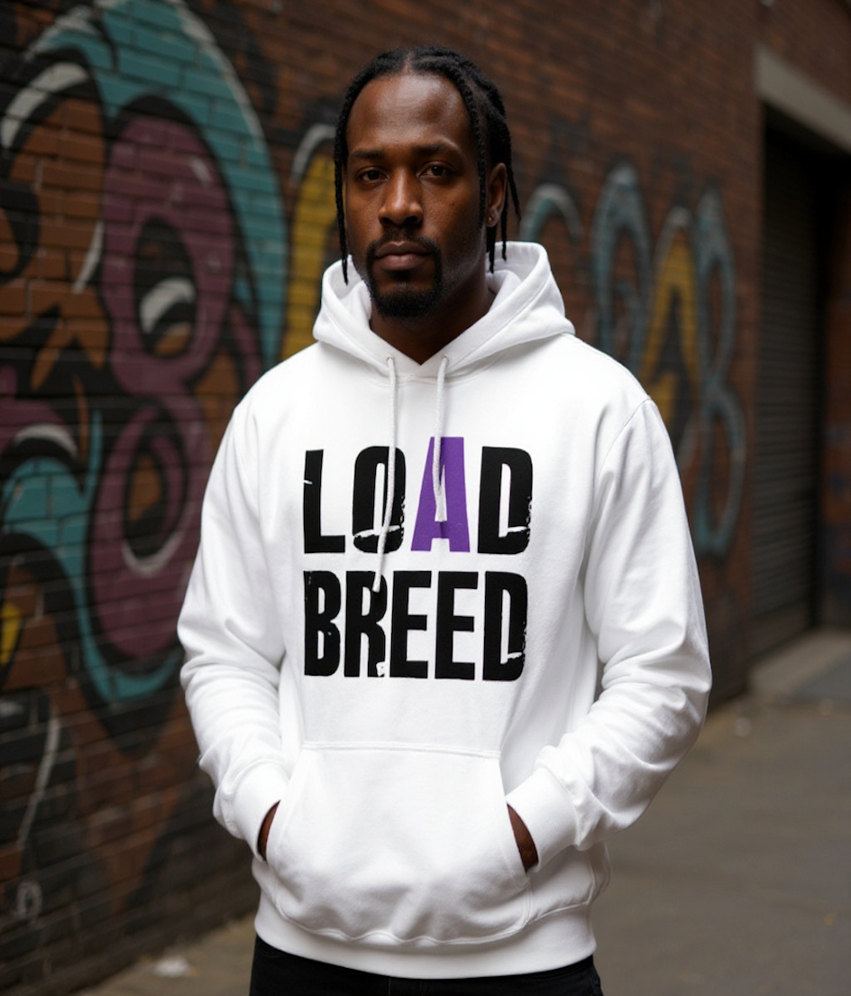 LOAD BREED Classic Hoodie - White