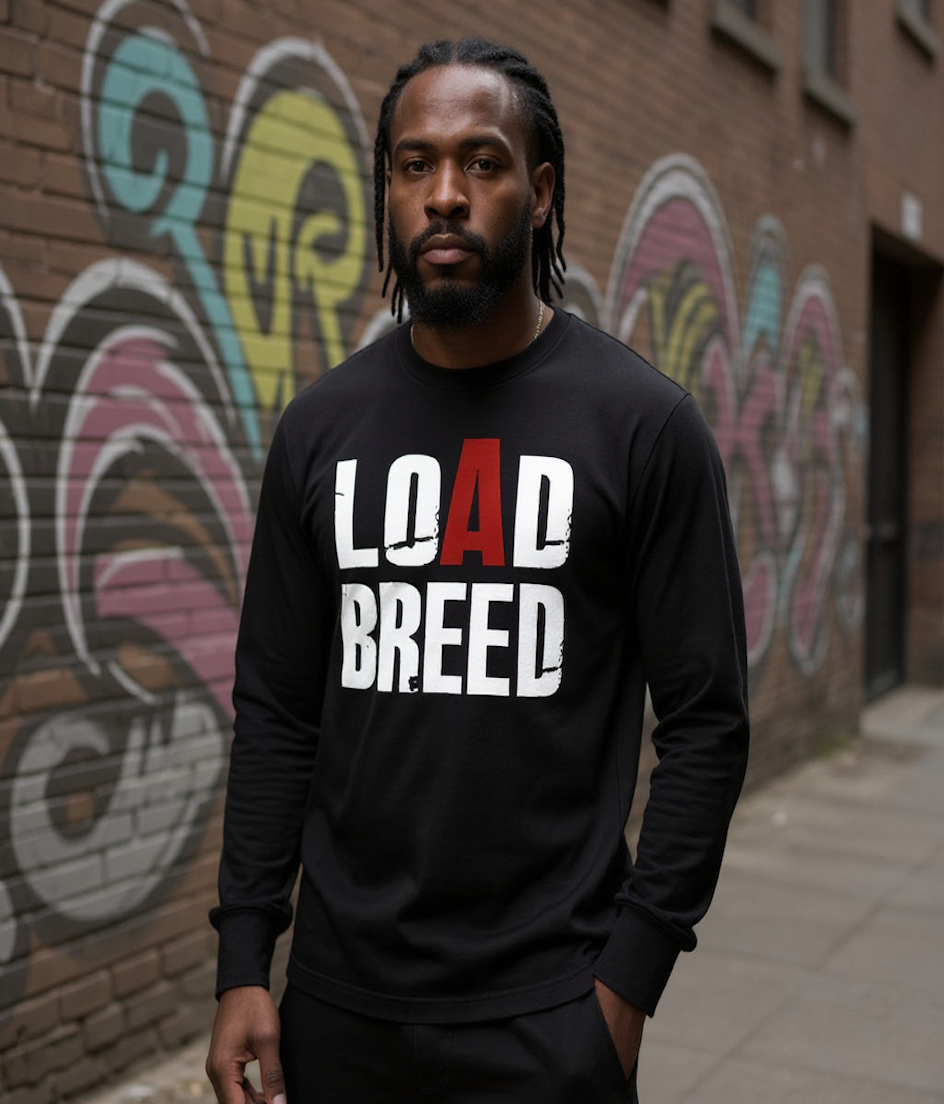 LOAD BREED Classic Long Sleeve Tee - Black