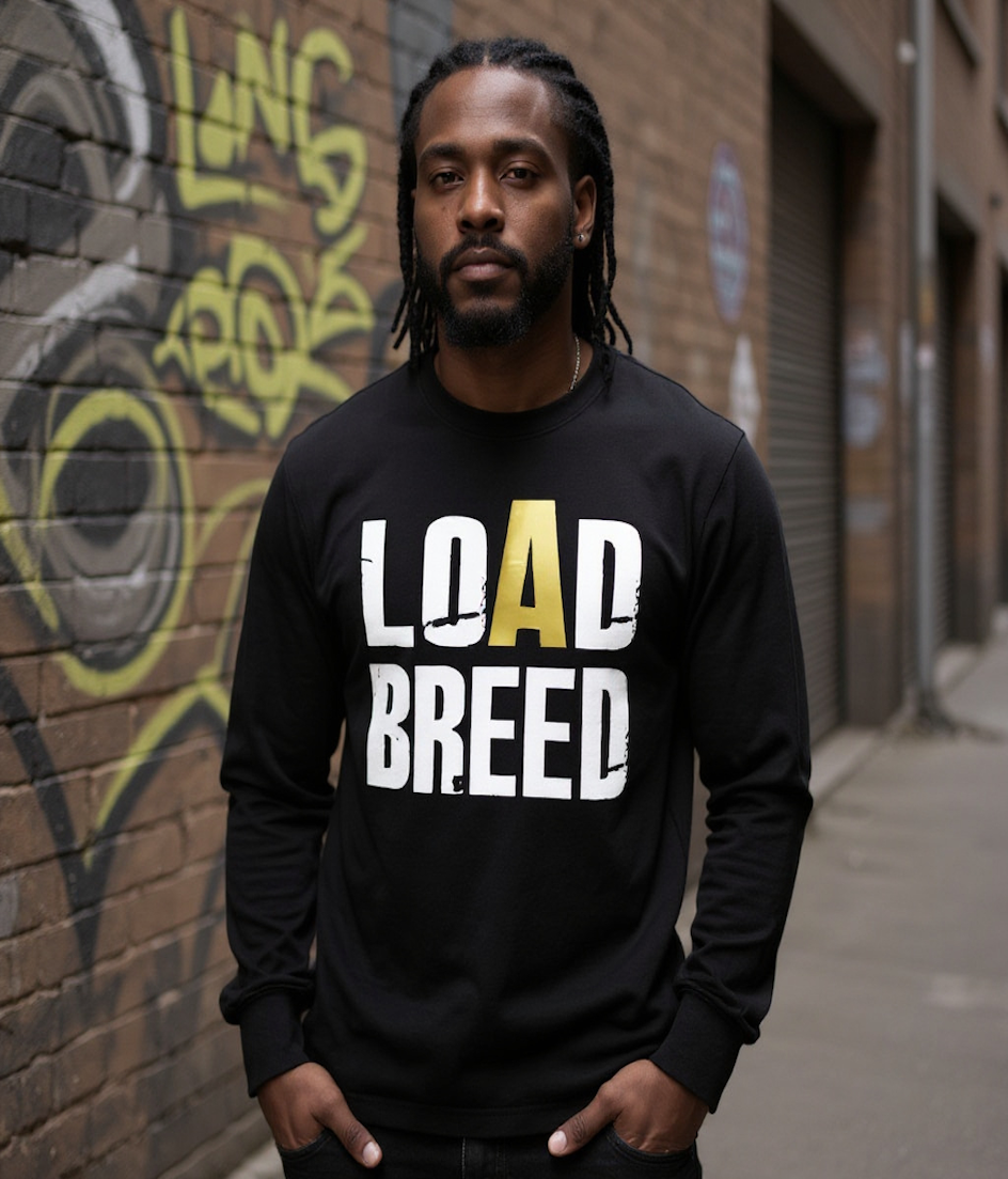 LOAD BREED Classic Long Sleeve Tee - Black
