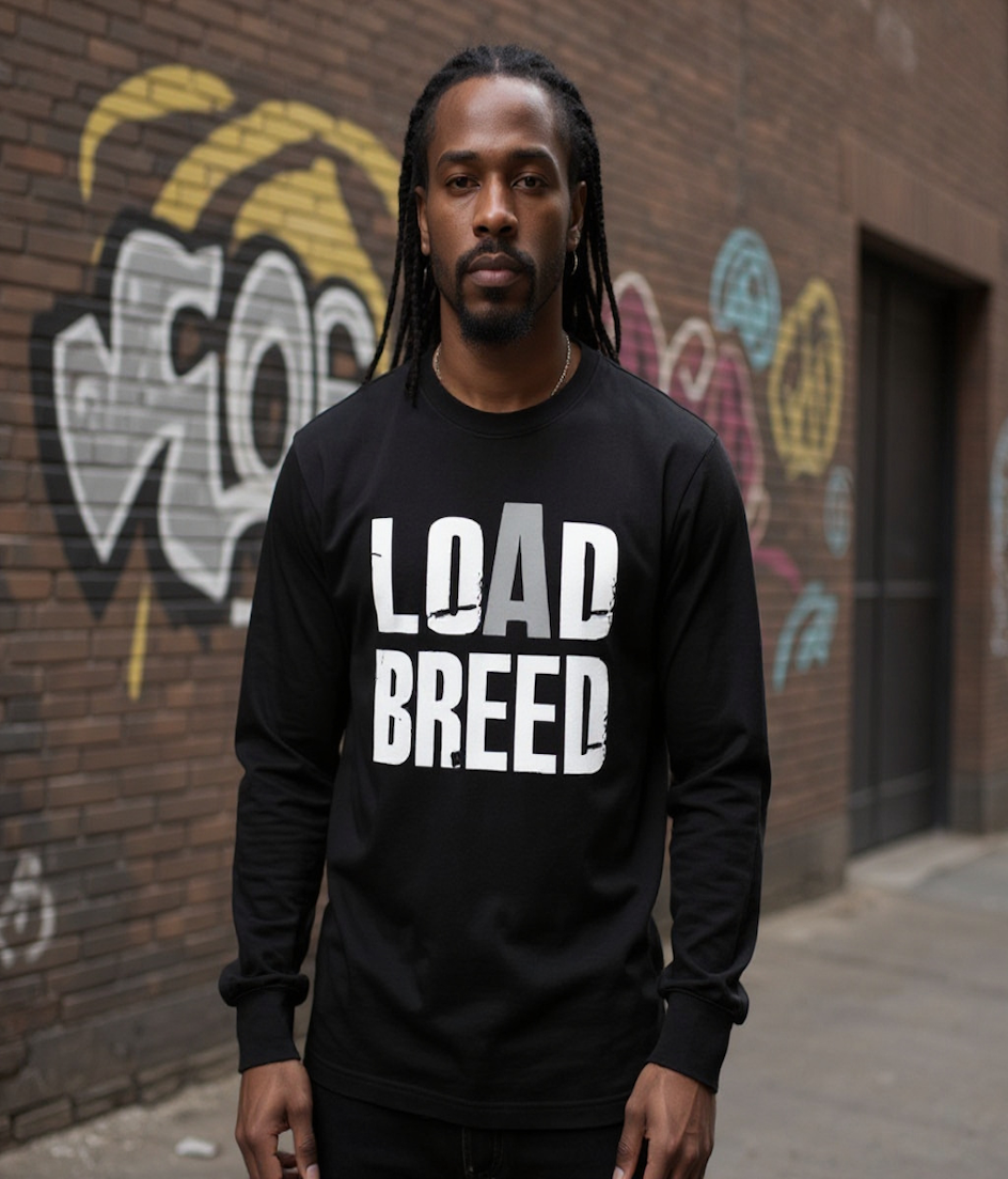 LOAD BREED Classic Long Sleeve Tee - Black