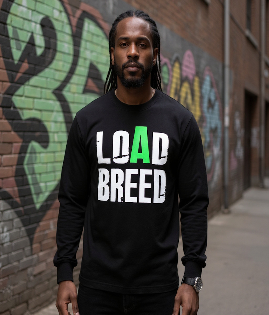 LOAD BREED Classic Long Sleeve Tee - Black