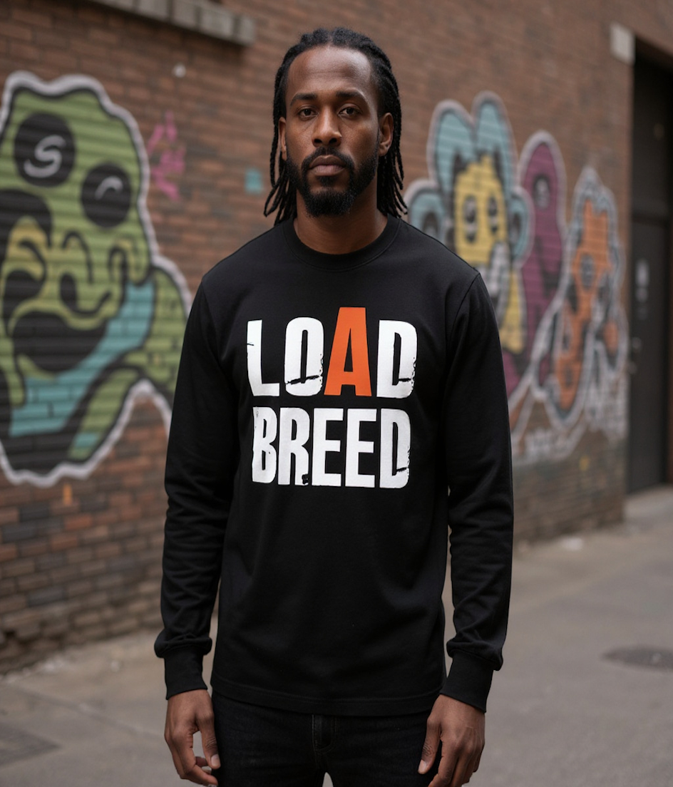 LOAD BREED Classic Long Sleeve Tee - Black