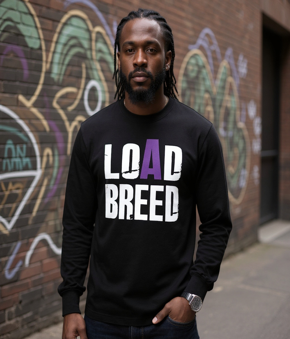 LOAD BREED Classic Long Sleeve Tee - Black