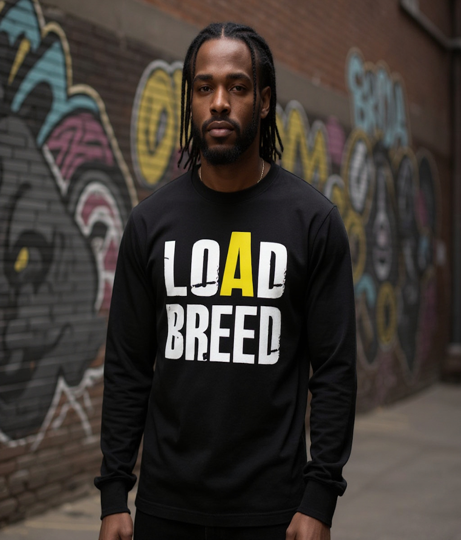 LOAD BREED Classic Long Sleeve Tee - Black