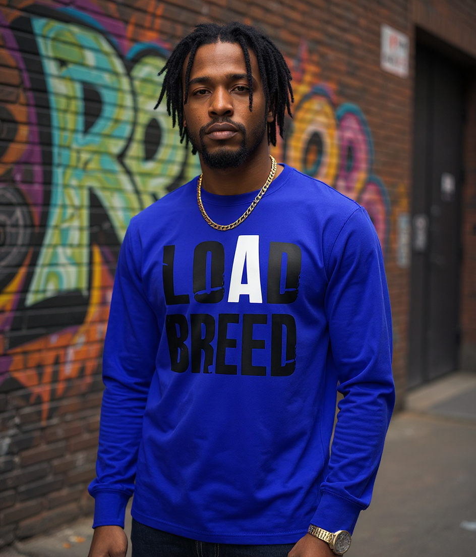 LOAD BREED Classic Long Sleeve Tee - Blue