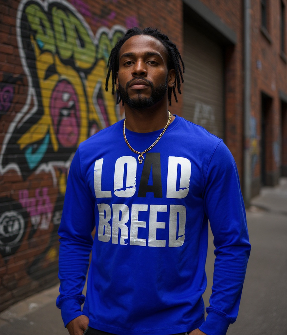 LOAD BREED Classic Long Sleeve Tee - Blue