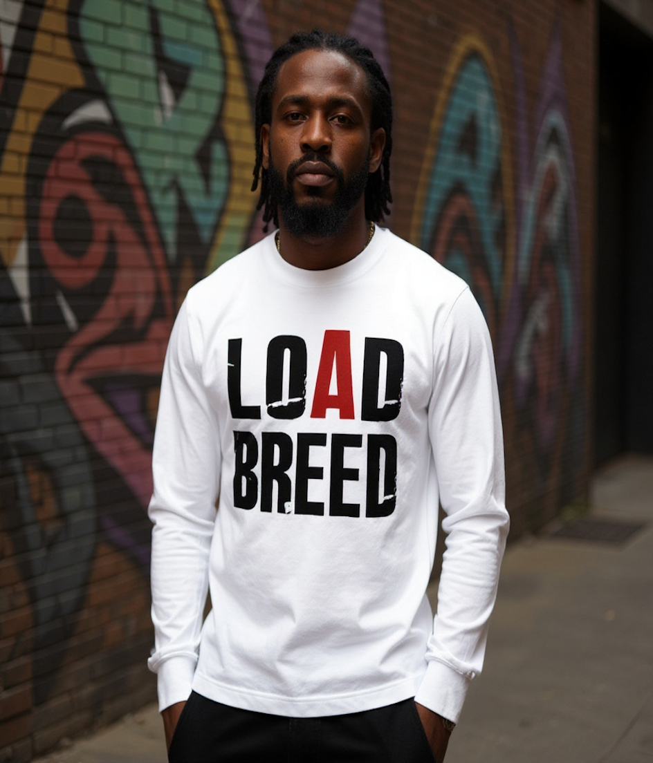 LOAD BREED Classic Long Sleeve Tee - White
