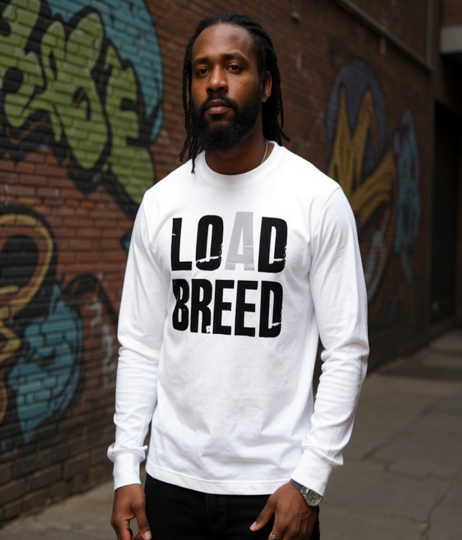 LOAD BREED Classic Long Sleeve Tee - White