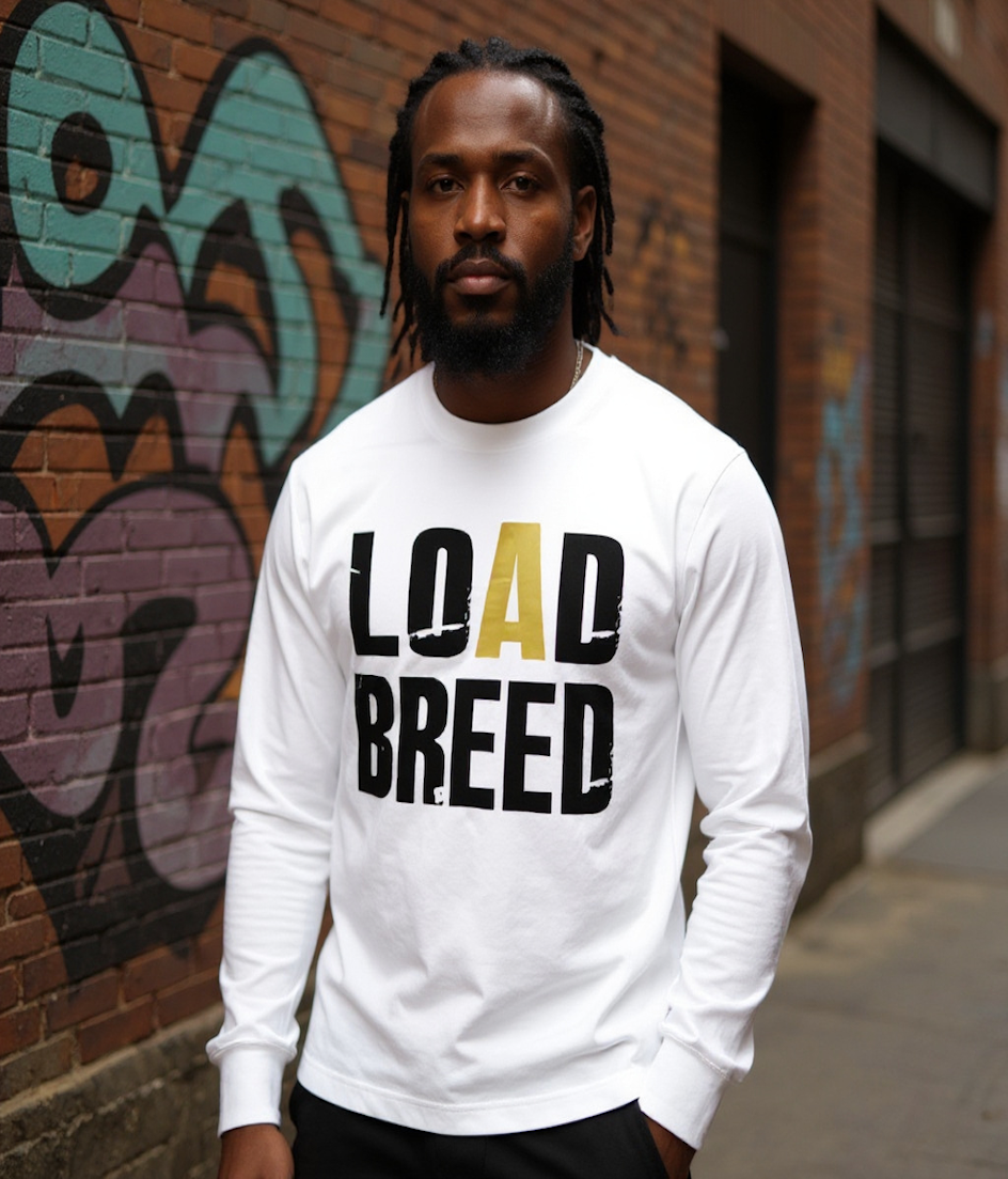 LOAD BREED Classic Long Sleeve Tee - White