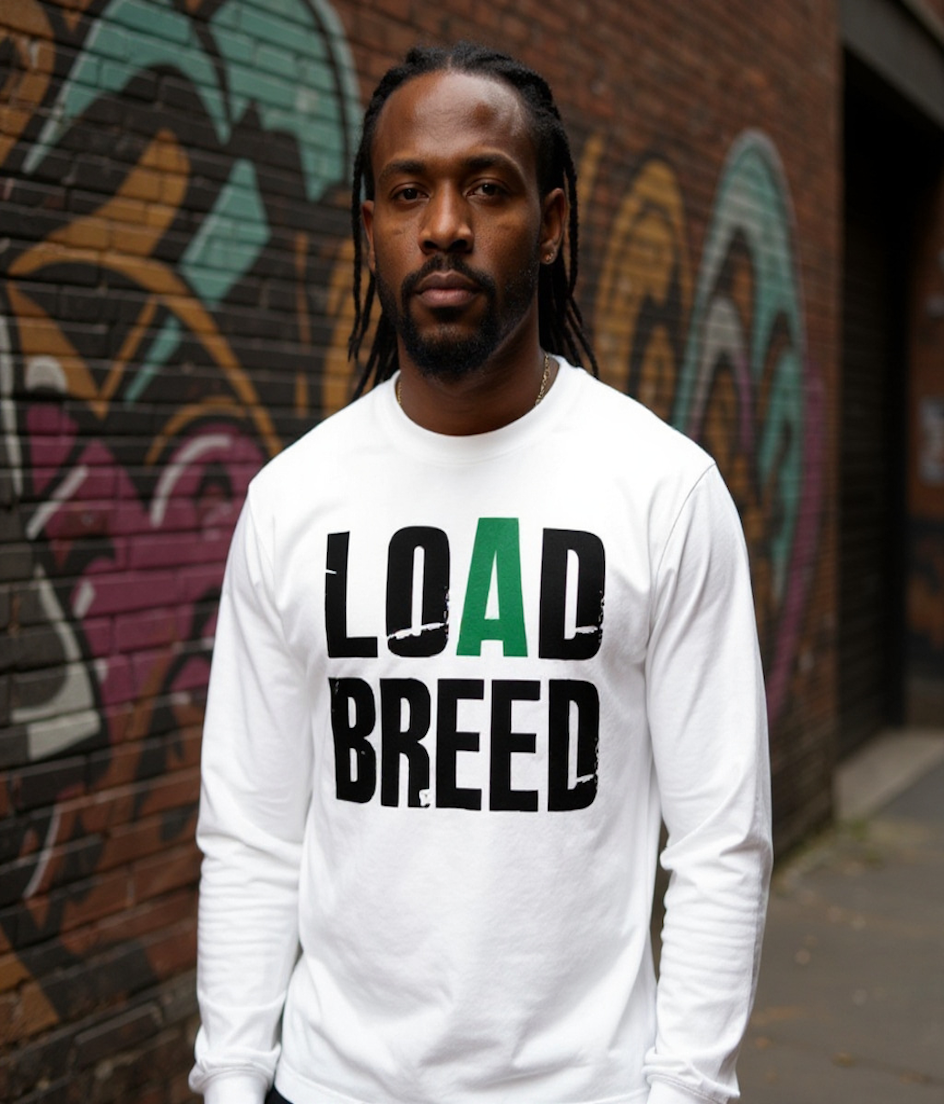 LOAD BREED Classic Long Sleeve Tee - White