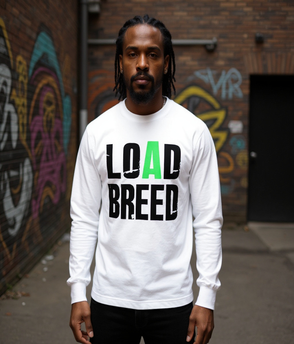 LOAD BREED Classic Long Sleeve Tee - White