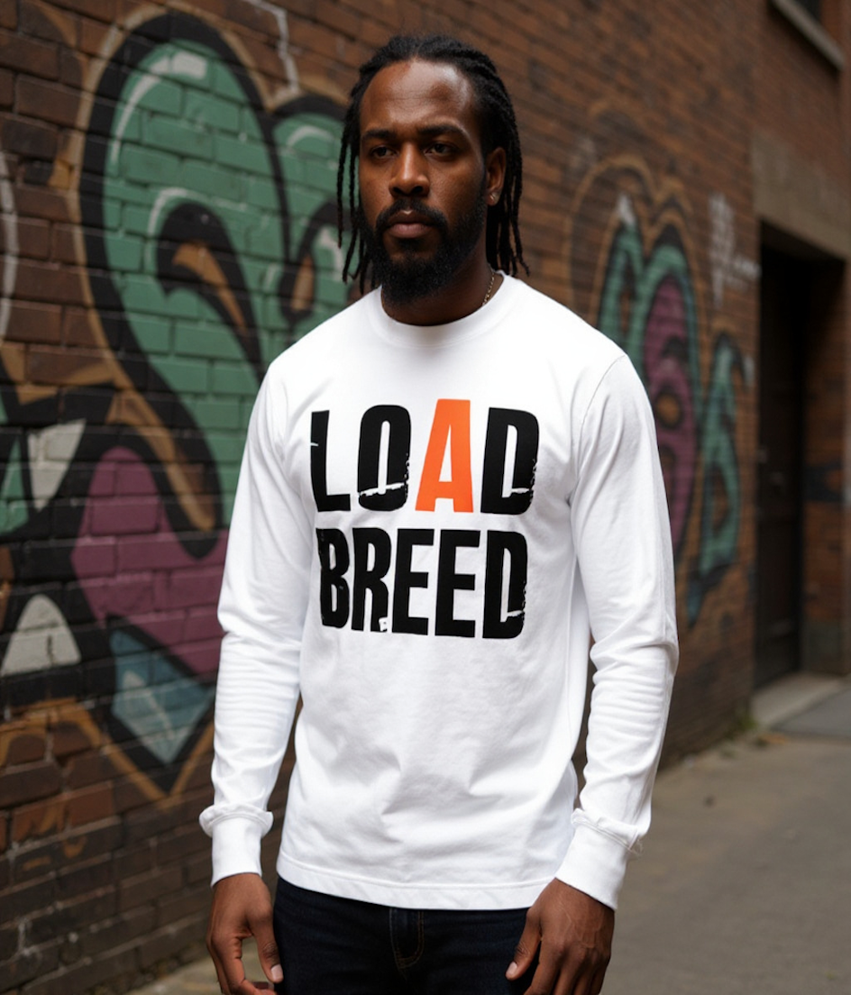 LOAD BREED Classic Long Sleeve Tee - White
