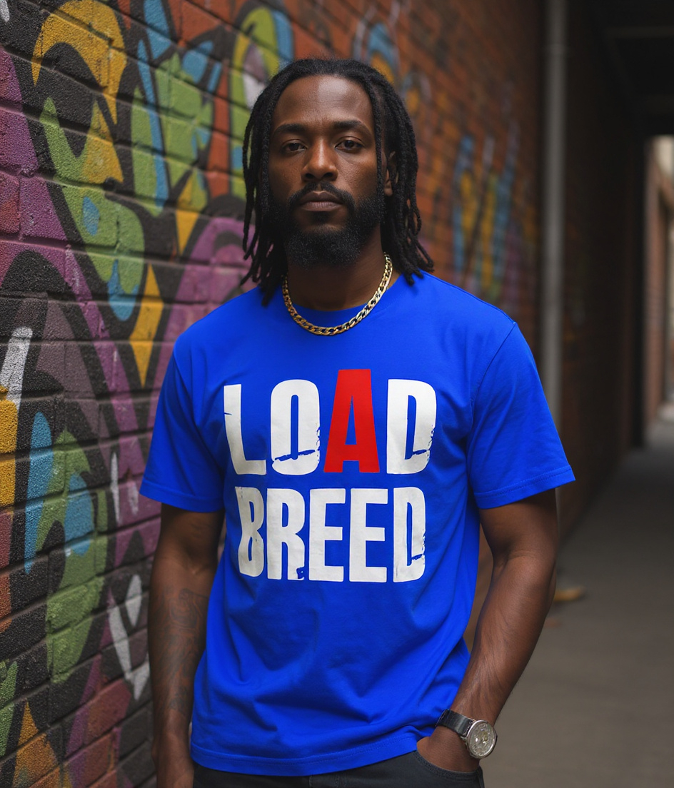LOAD BREED Tee - Royal Blue