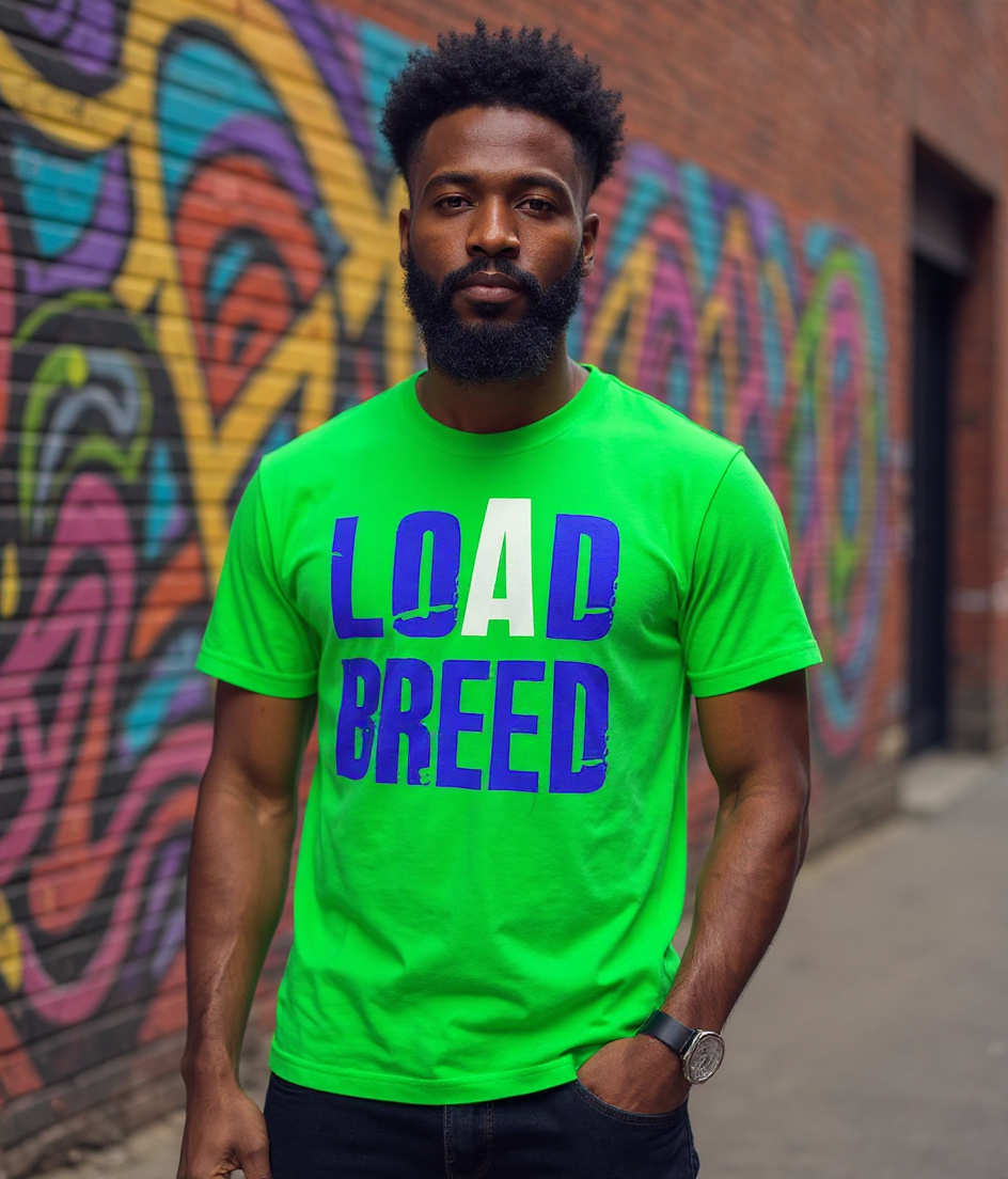 LOAD BREED Tee - Lime