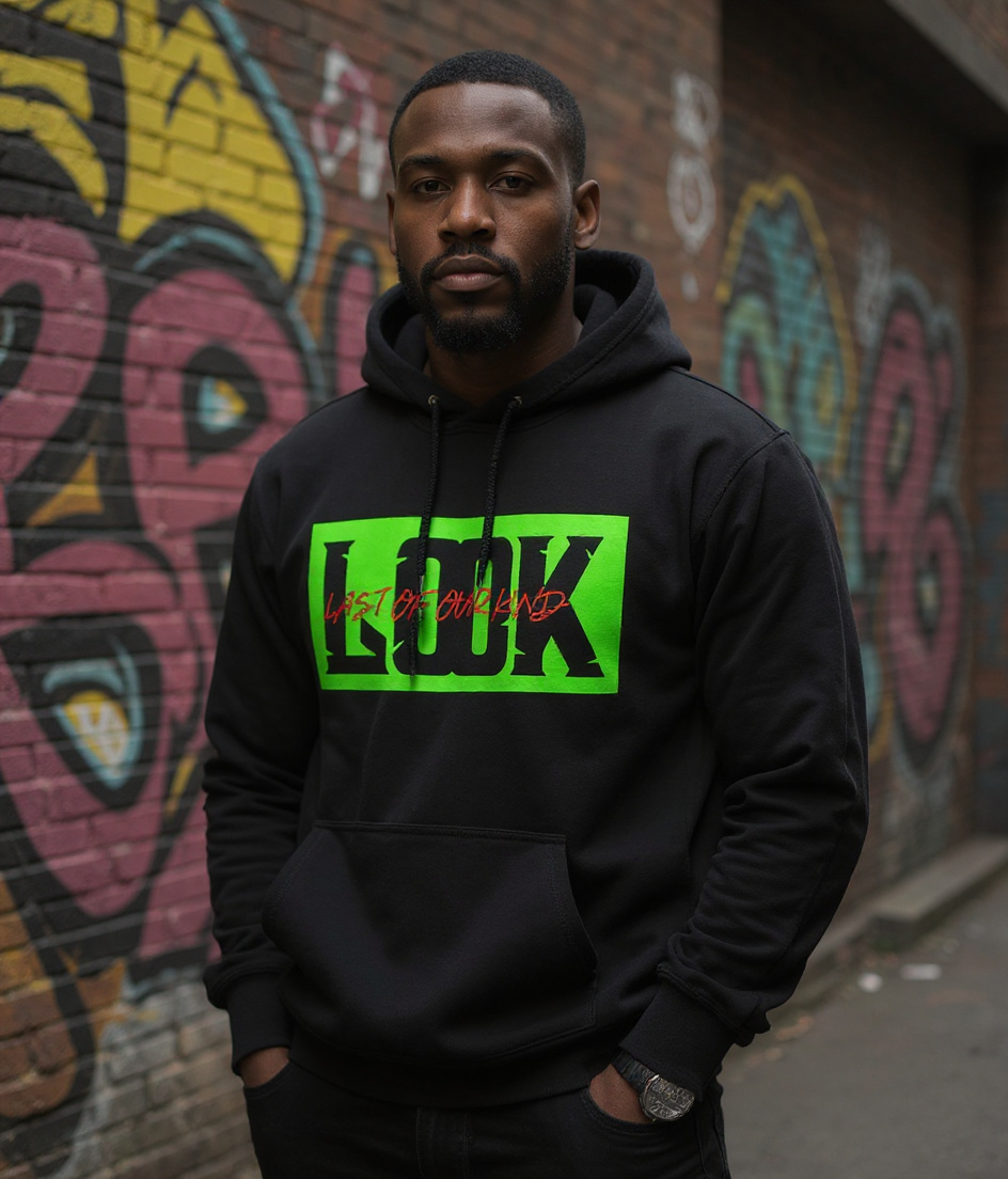 LOOK Signature Hoodie - Black