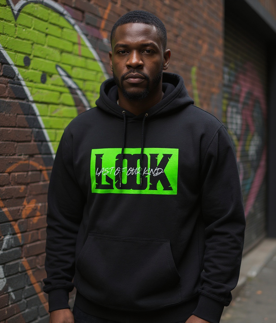 LOOK Signature Hoodie - Black