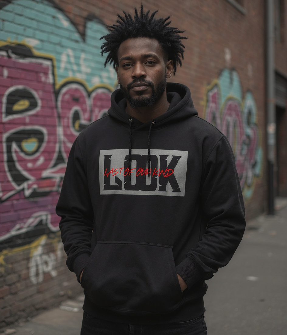 LOOK Signature Hoodie - Black