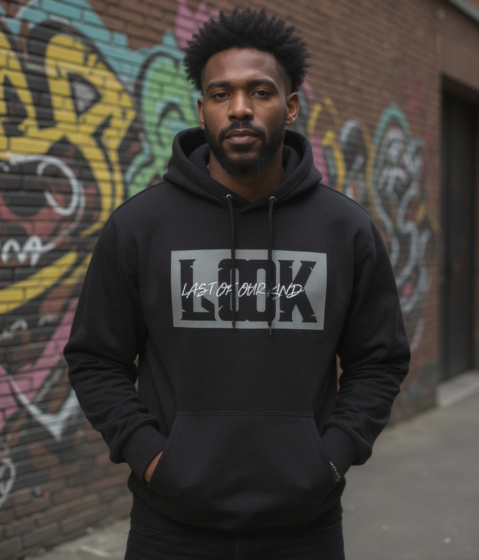 LOOK Signature Hoodie - Black