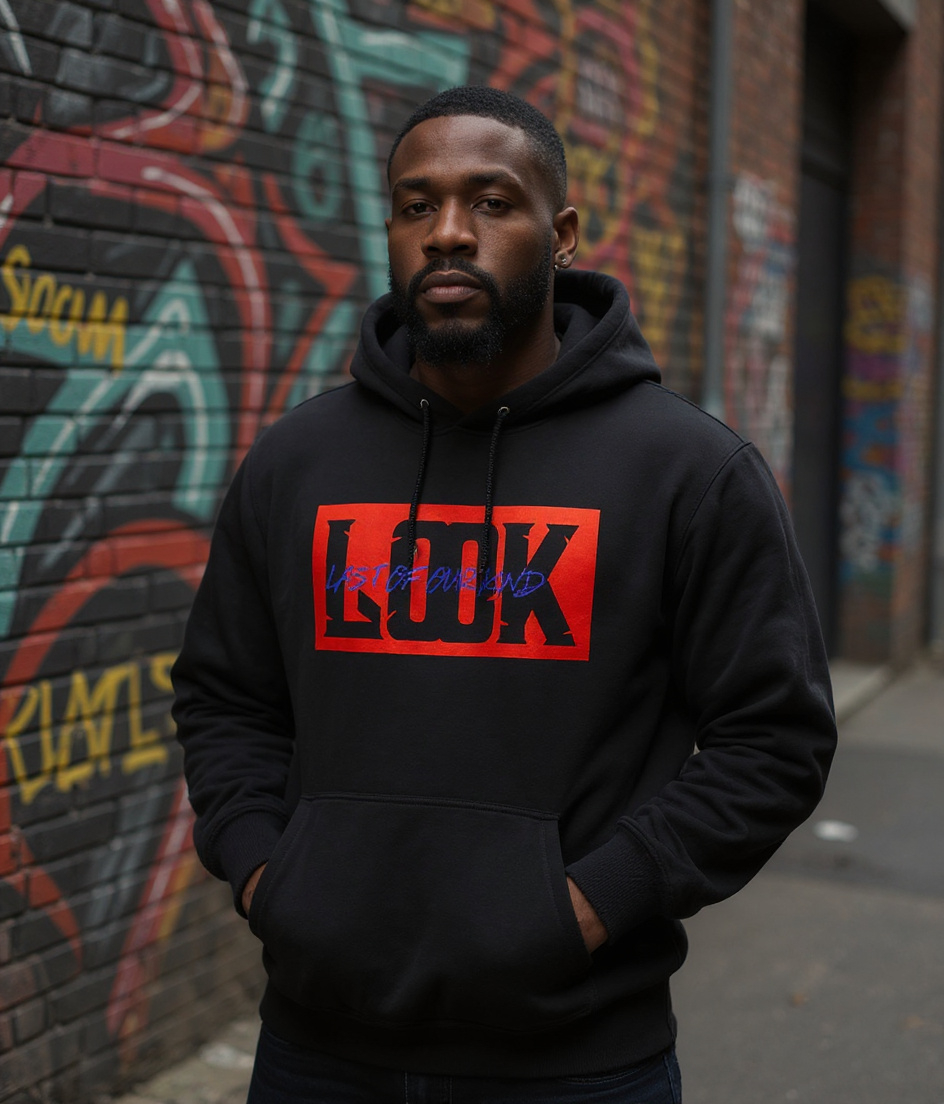 LOOK Signature Hoodie - Black