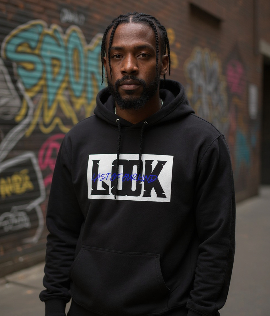 LOOK Signature Hoodie - Black