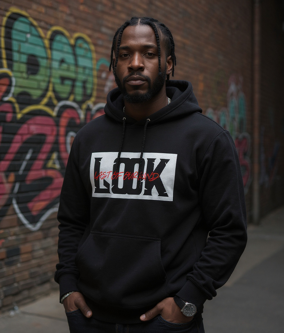 LOOK Signature Hoodie - Black