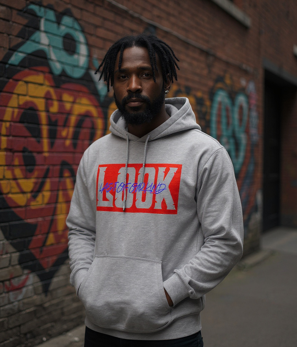 LOOK Signature Hoodie - Grey