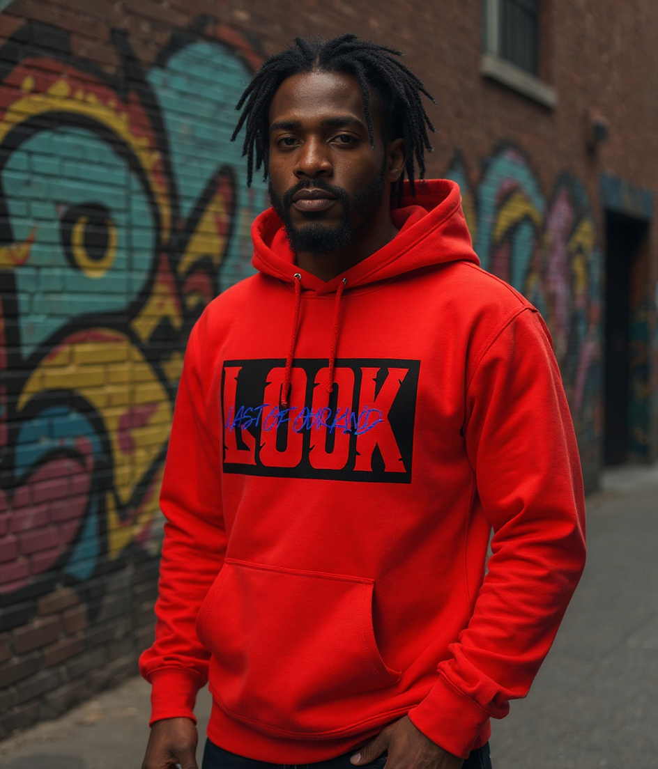 Look Signature Hoodie - Red