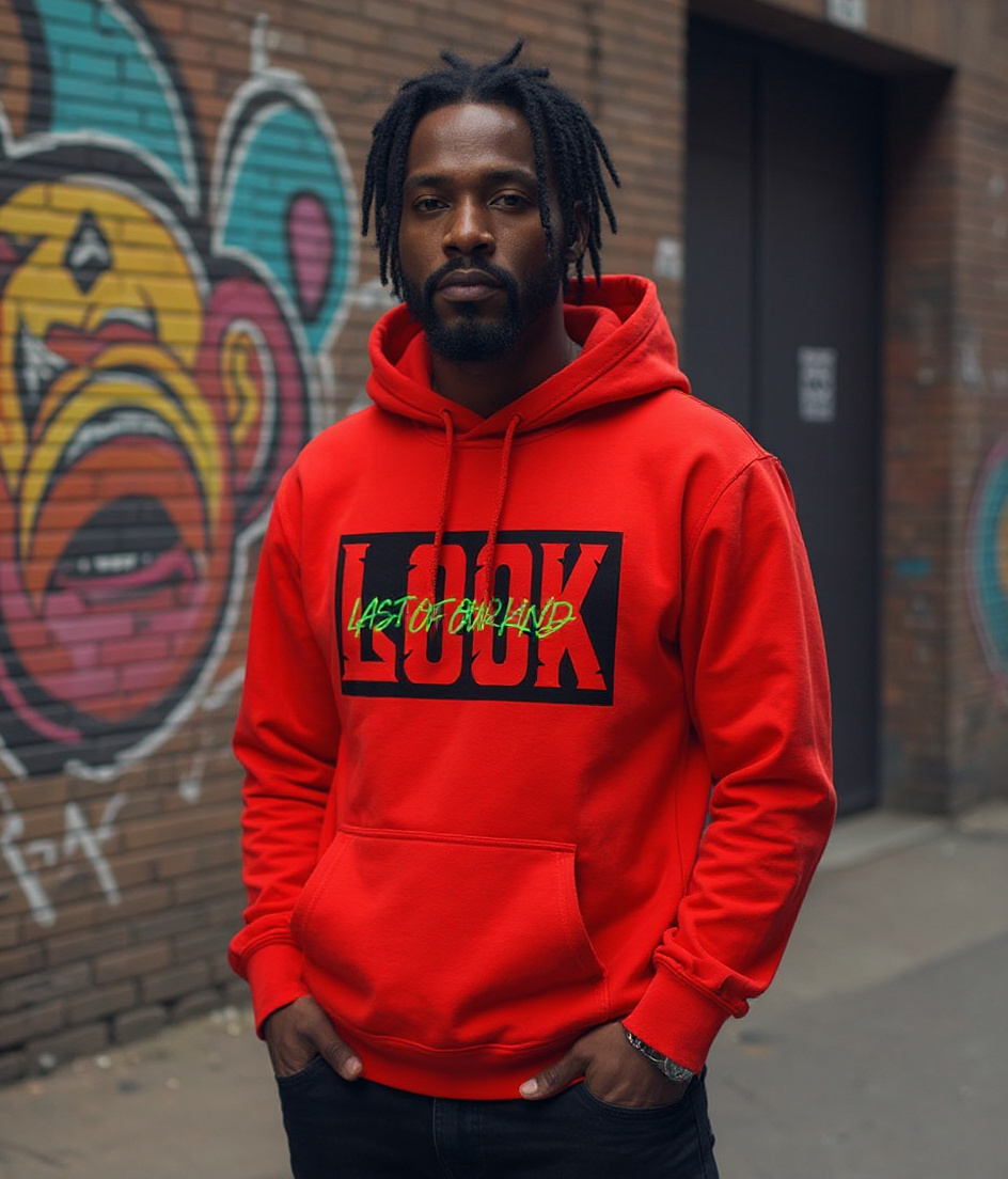 Look Signature Hoodie - Red