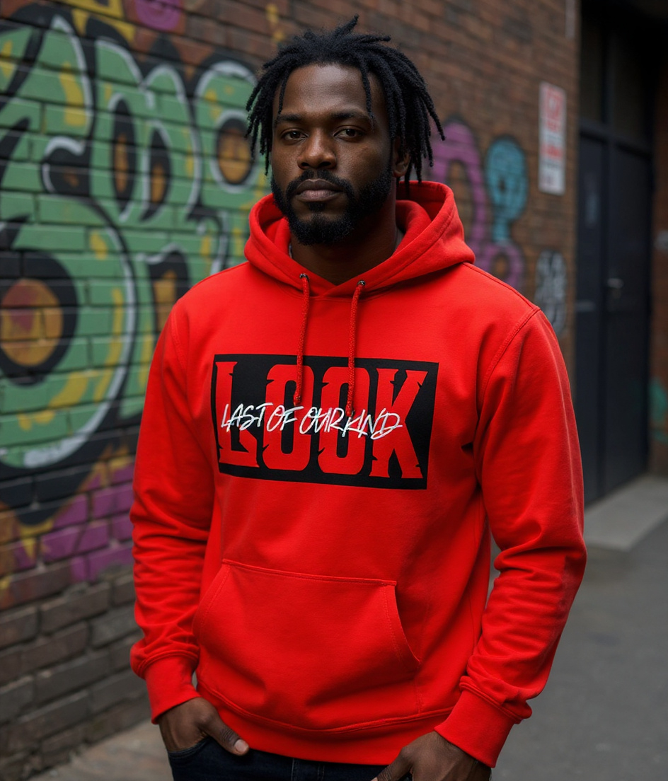 Look Signature Hoodie - Red