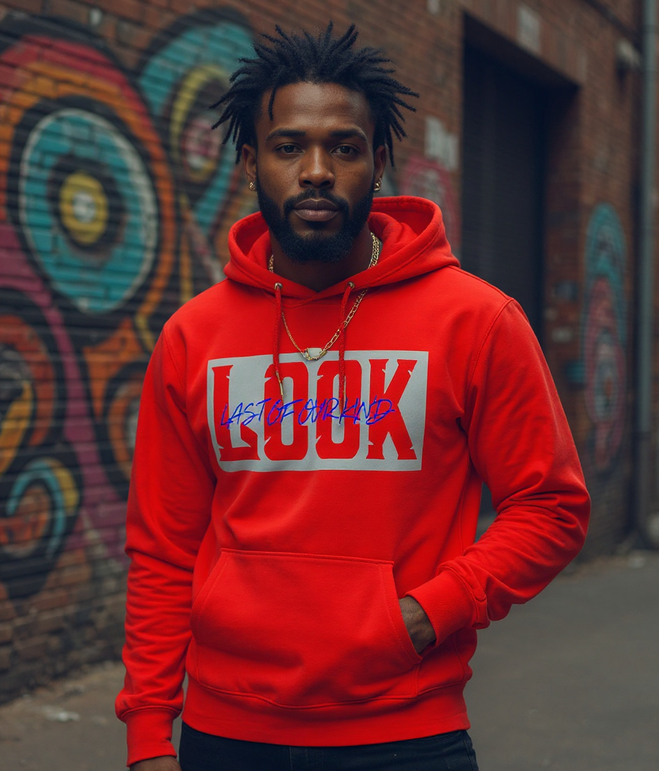 Look Signature Hoodie - Red