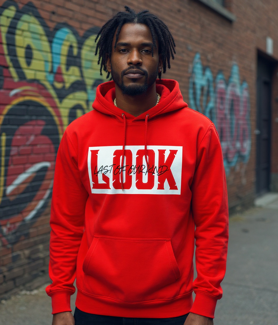 Look Signature Hoodie - Red