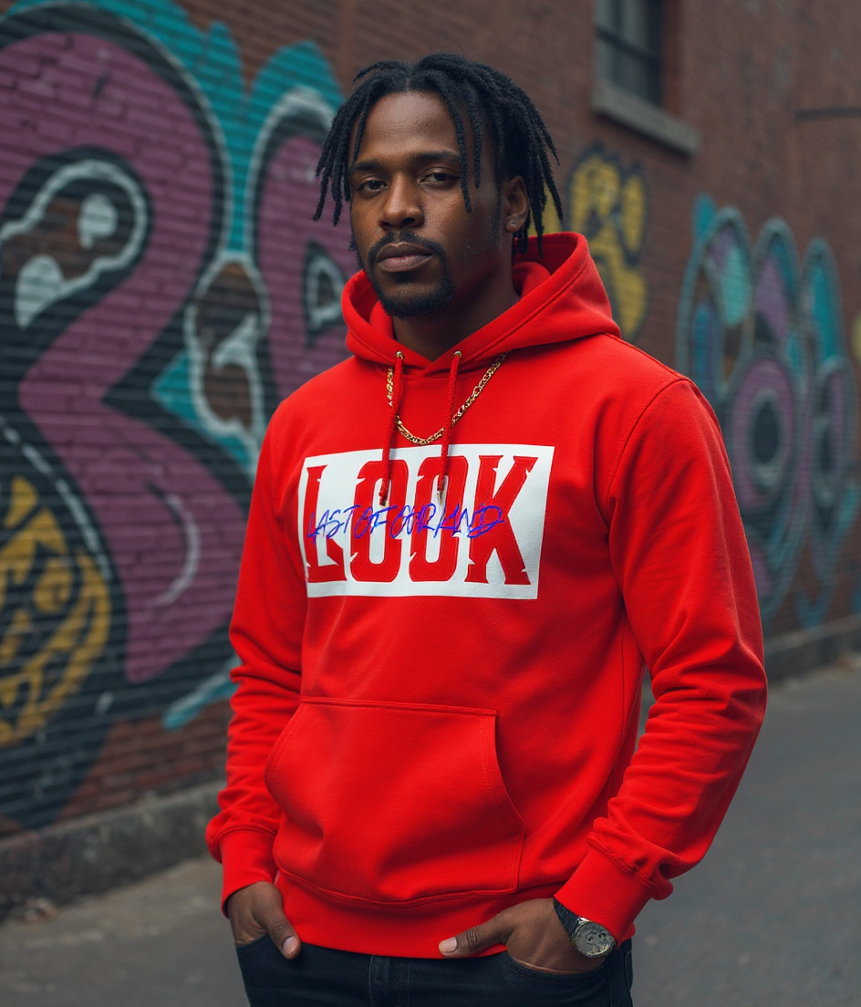 Look Signature Hoodie - Red
