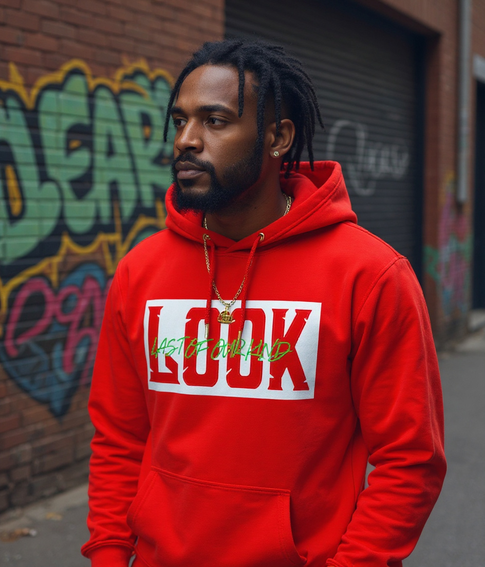 Look Signature Hoodie - Red