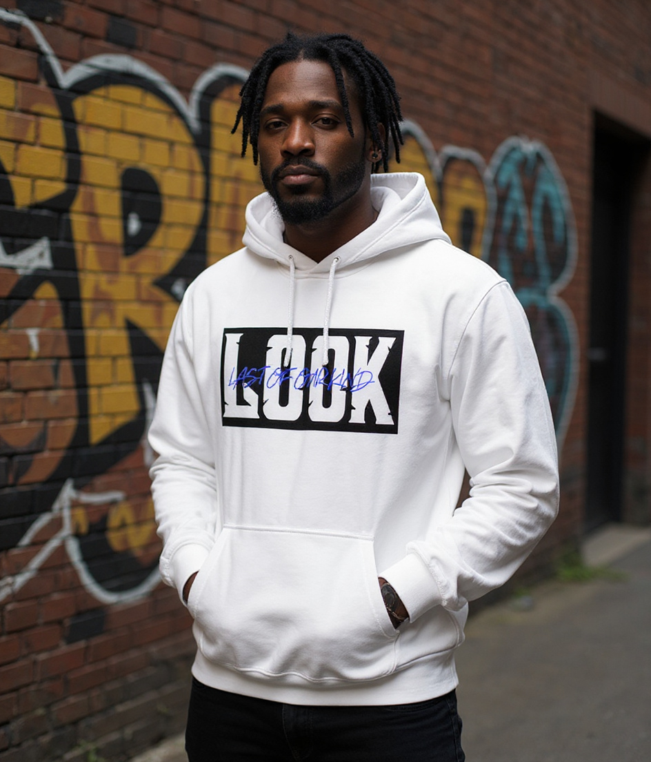 LOOK Signature Hoodie - White