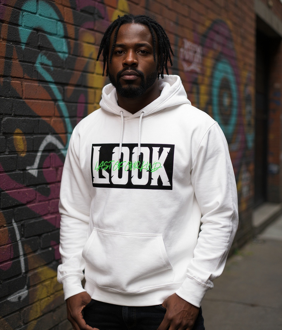 LOOK Signature Hoodie - White