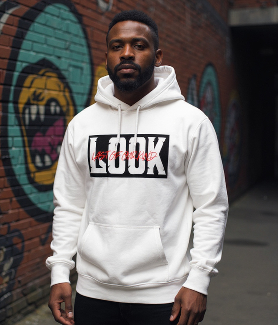 LOOK Signature Hoodie - White