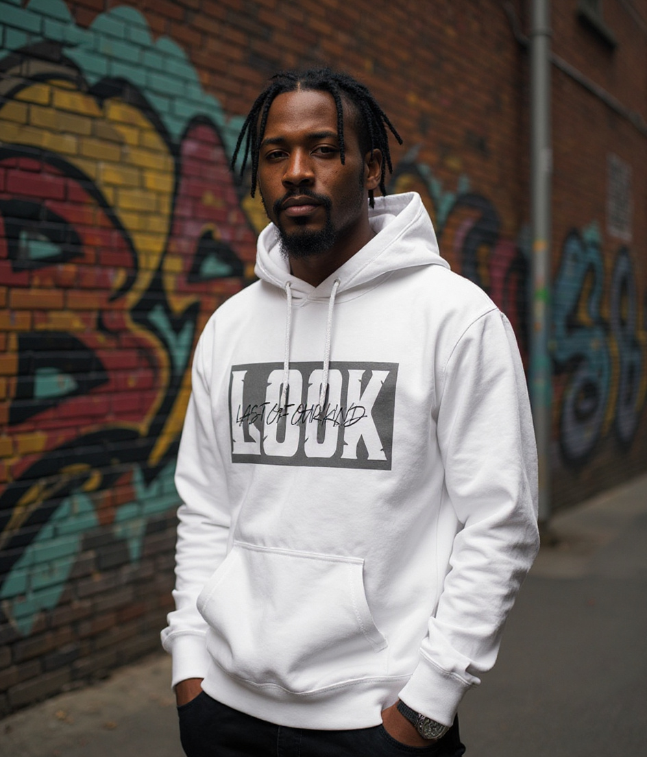LOOK Signature Hoodie - White