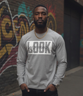 LOOK Signature Long Sleeve Tee - Grey