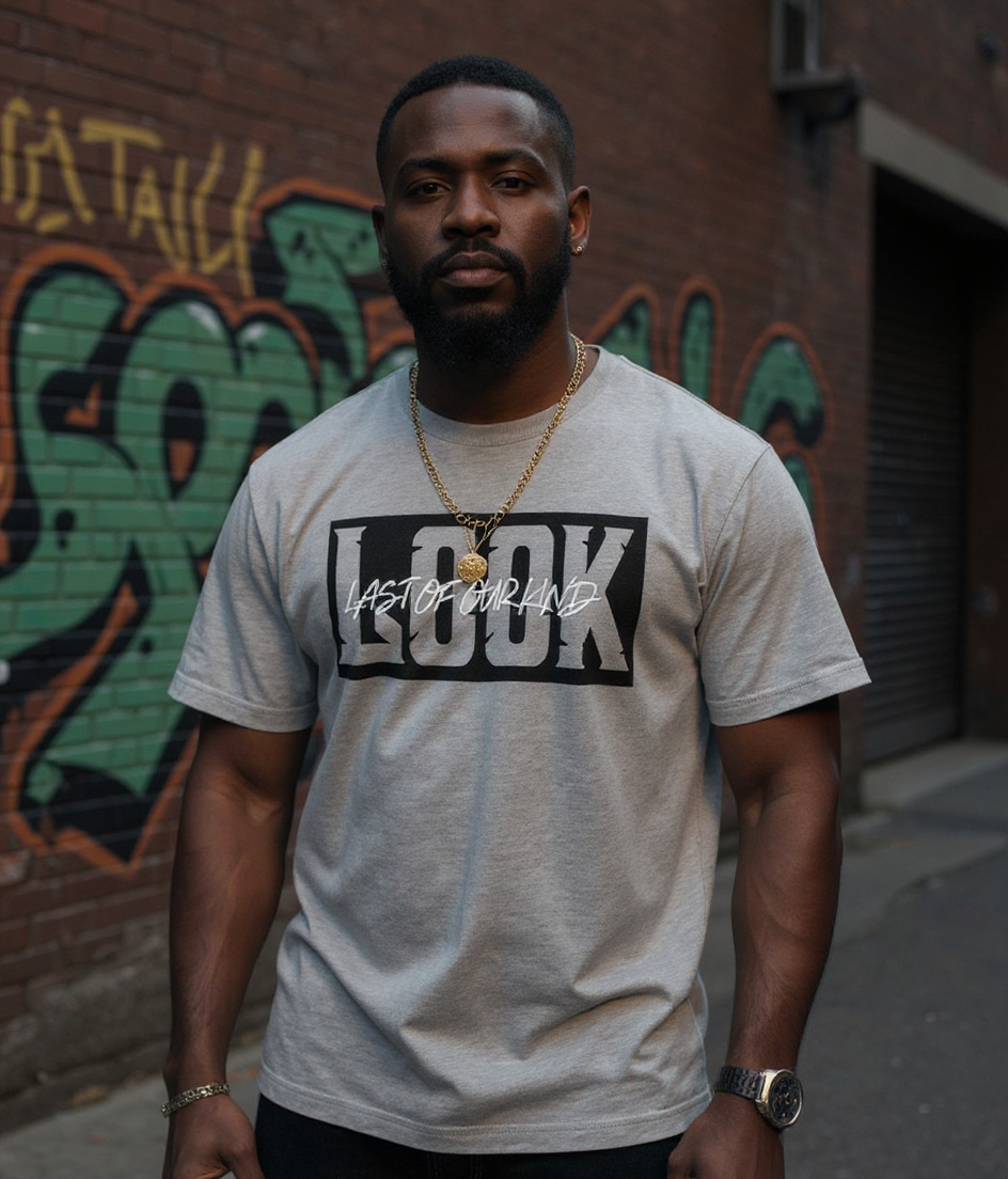 LOOK Signature Tee - Grey