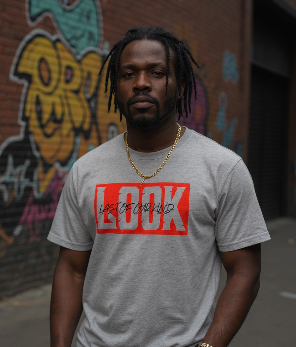 LOOK Signature Tee - Grey