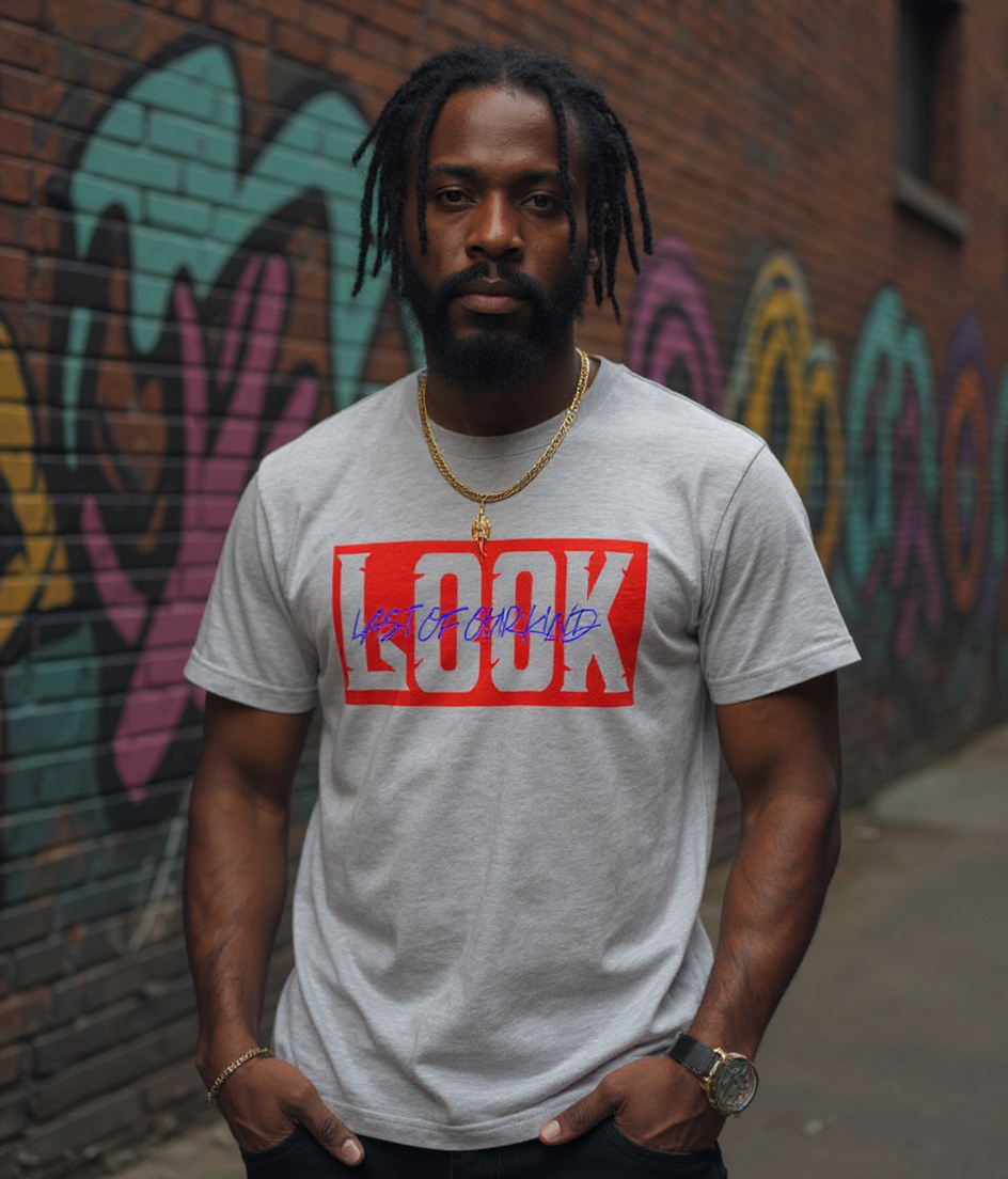 LOOK Signature Tee - Grey
