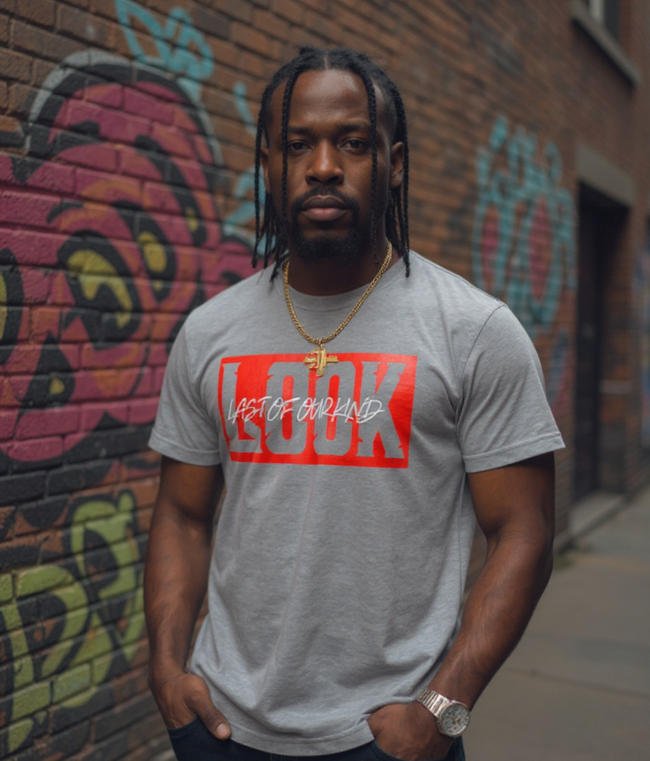 LOOK Signature Tee - Grey