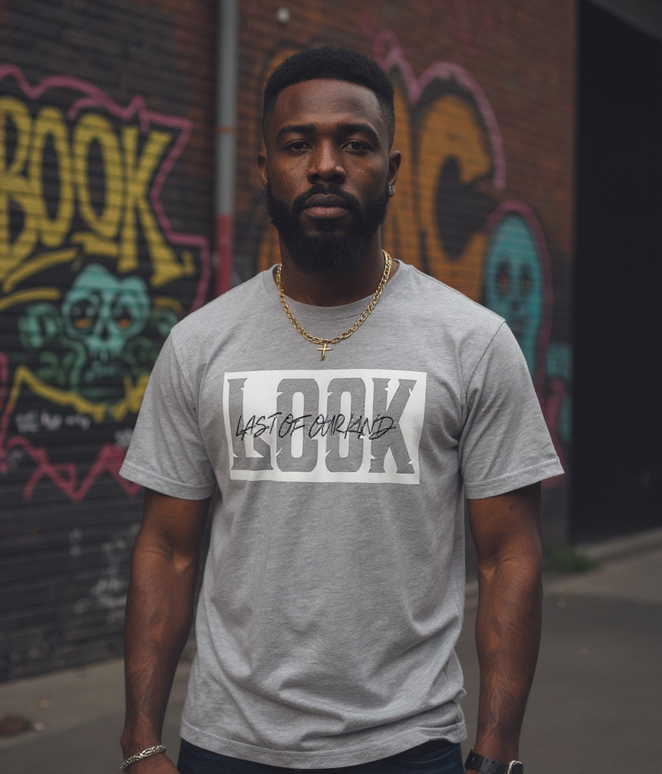 LOOK Signature Tee - Grey