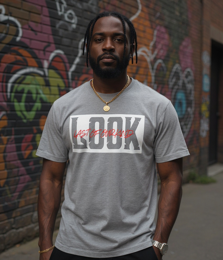 LOOK Signature Tee - Grey