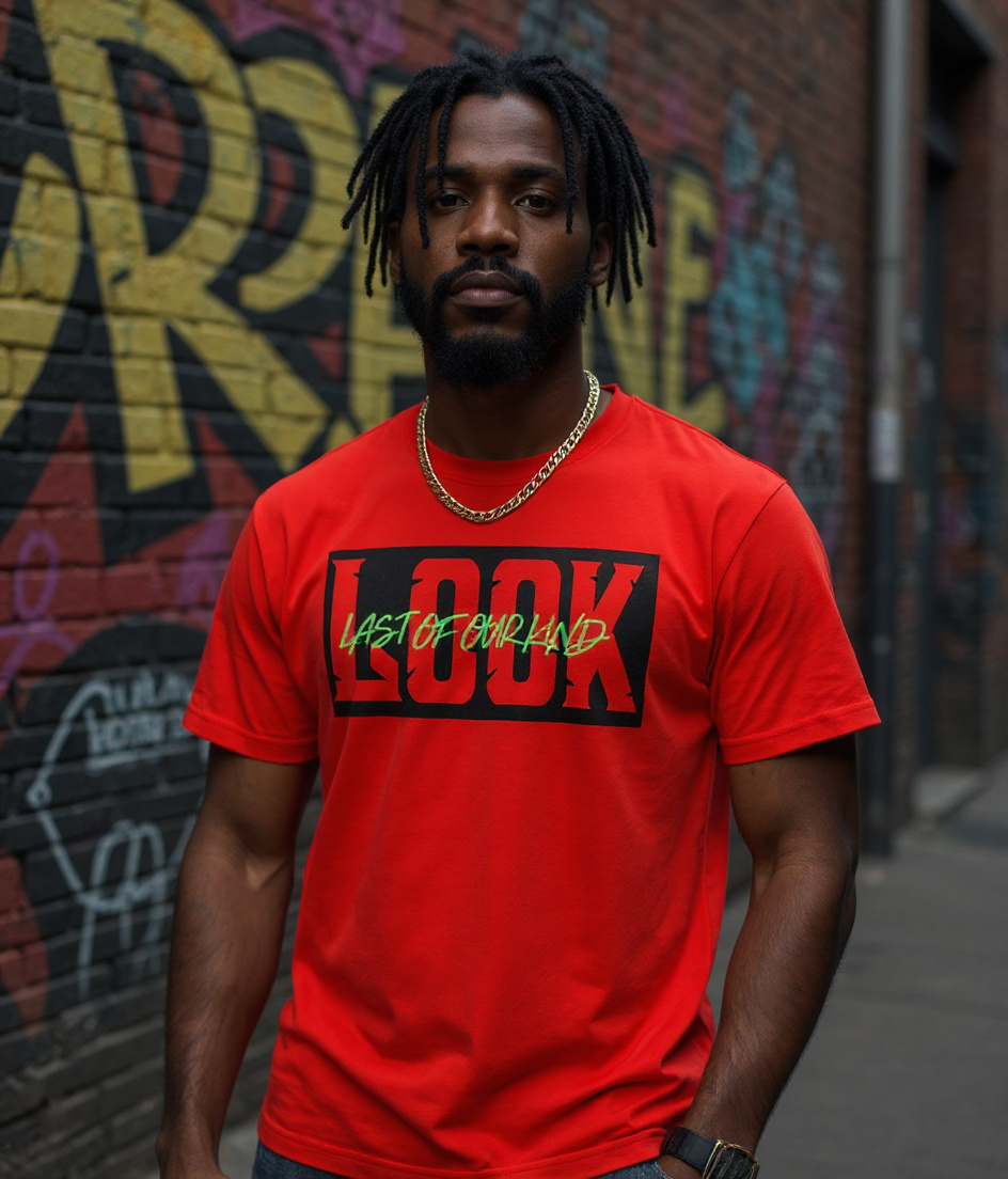LOOK Signature Tee - Red
